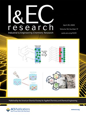Portada del número de abril de 2020 de la revista americana Industrial & Engineering Chemistry Research (IECR)